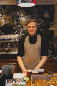 Me as a barista - Kenneth Pert